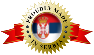 PROUDLY MADE  IN SERBIA